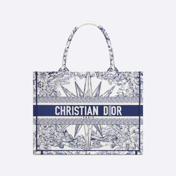 Dior BOOK TOTE Medium Bag with Rêve d'Infini Embroidery M1296ZRVX_M933