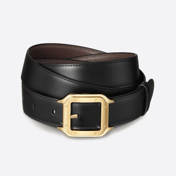 Cartier Santos de Belt Black Gold (3.5cm) L5000596