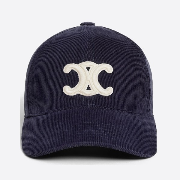 Celine Corduroy Triomphe Baseball Cap 2AU6000G.33VI