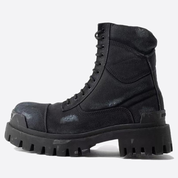 Balenciaga Destress Lace-Up Boots 694060W2H111000