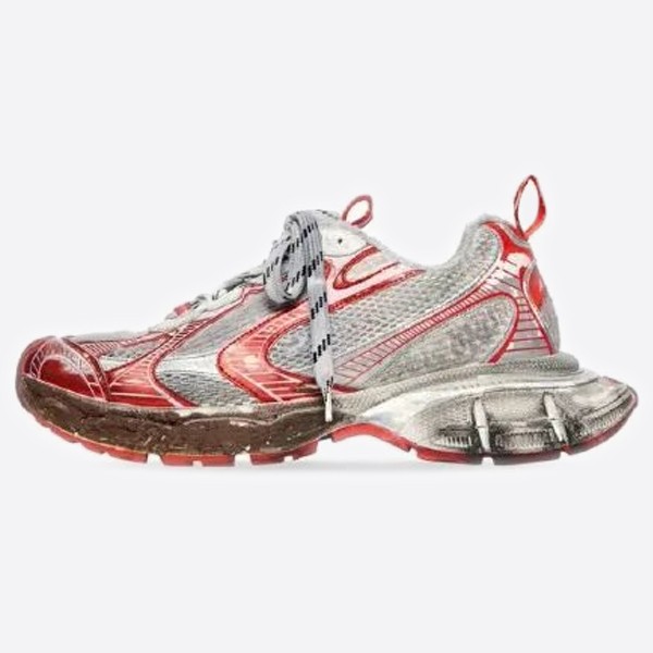 Balenciaga 3XL Sneakers Red and White 734734W3XL29060