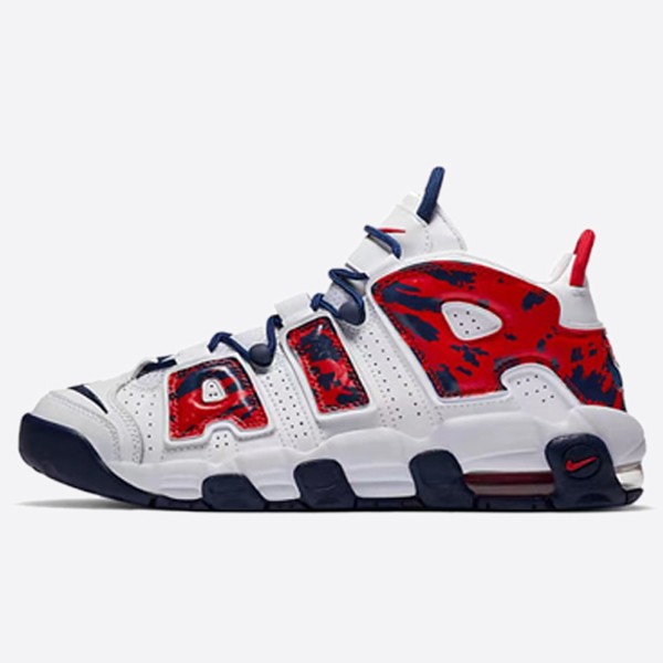 Nike Air More Uptempo USA Red Navy Camo (H12) CZ7877 100