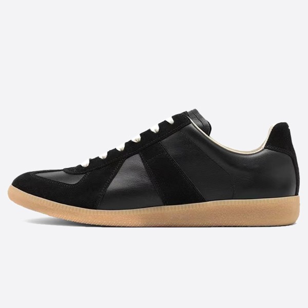 Maison Margiela Replica German Army Sneakers in Black, S57WS0236P1895961