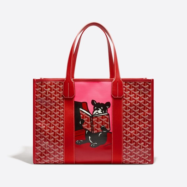 Goyard Villette Tote Bag MM Color-Red