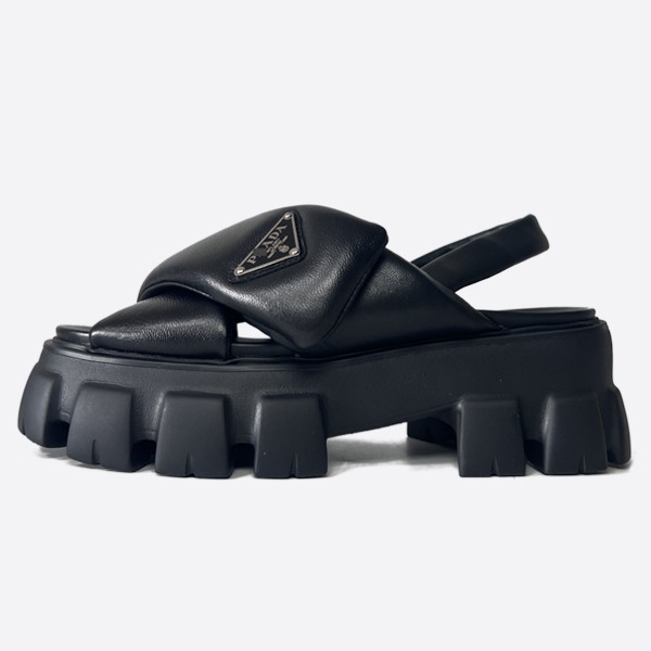 Monolith Down Nappa Leather Sandals 1X123N_2DL8_F0002_F_055