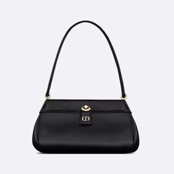 KEY Small Bag in Black Box Calf Leather M1844OBEQ_M900