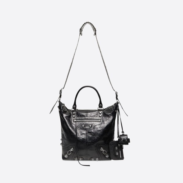 Men's LE CAGOLE MEN MEDIUM Tote Bag, Black, 719067210KR1000