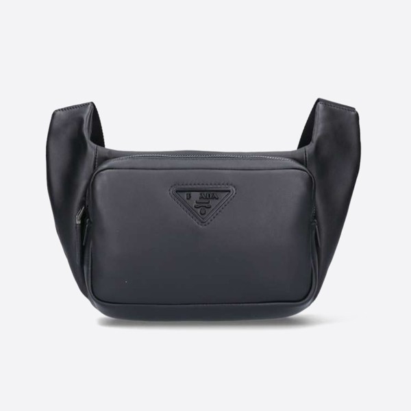 Smooth leather triangle logo pouch shoulder bag 2VH127 OOO 2DMF F0002