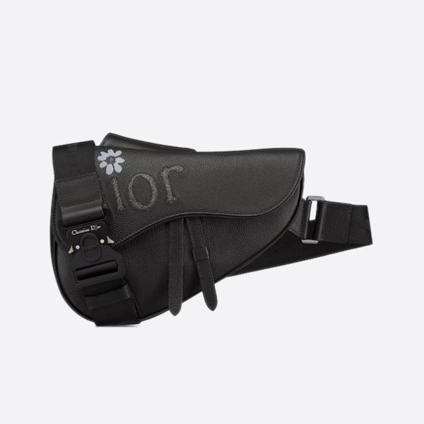 BY ERL SADDLE Bag in Grained Calfskin 1ADPO093SER_H03E