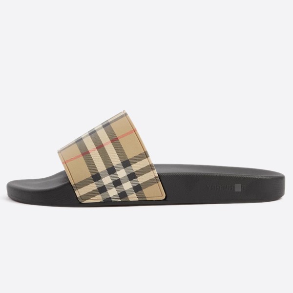 Burberry Check Print Slides 80569421