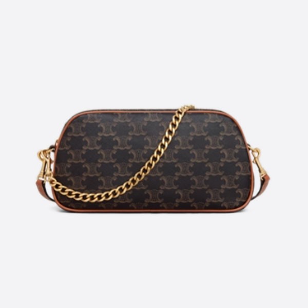 Multi-purpose bag - Triomphe canvas and tan calfskin 114122BZJ.04LU