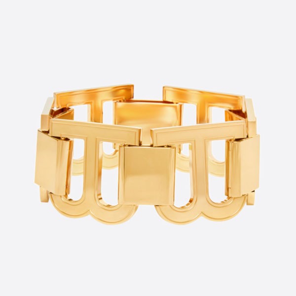 Gold Brass Hourglass Bracelet 722034TZ99G0705