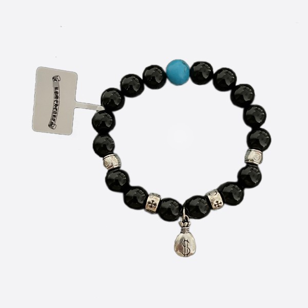 Black Agate Multi-Element Bracelet