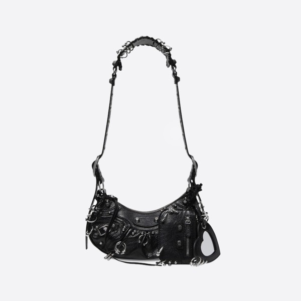 Women's LE CAGOLE XS Shoulder Bag, Black, 671309210G81000