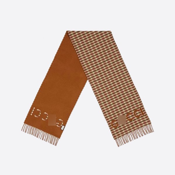 Check jacquard scarf 644311 4GAAA 2766