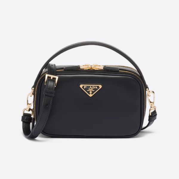 Odette Leather Mini Bag, Black, 1BH203_ASK_F0002_V_OVO