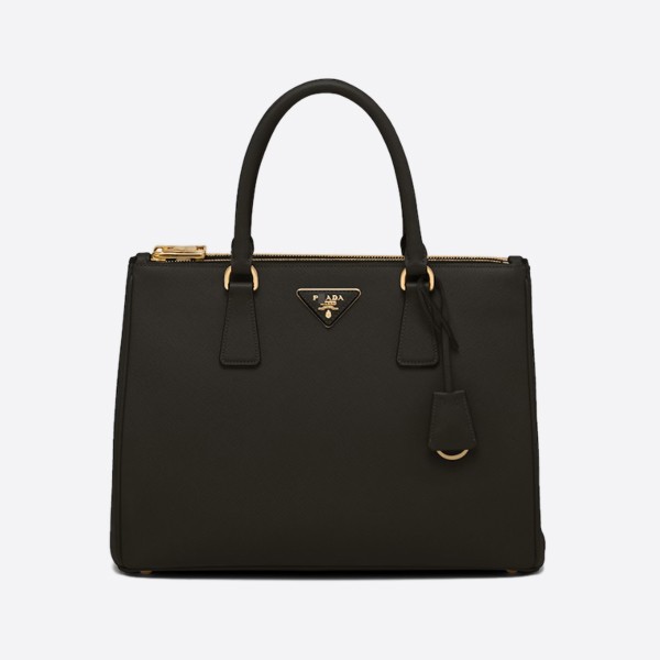 Large Prada Galleria Asa Piano Leather Bag, Black, 1BA274_NZV_F0002_V_EOO