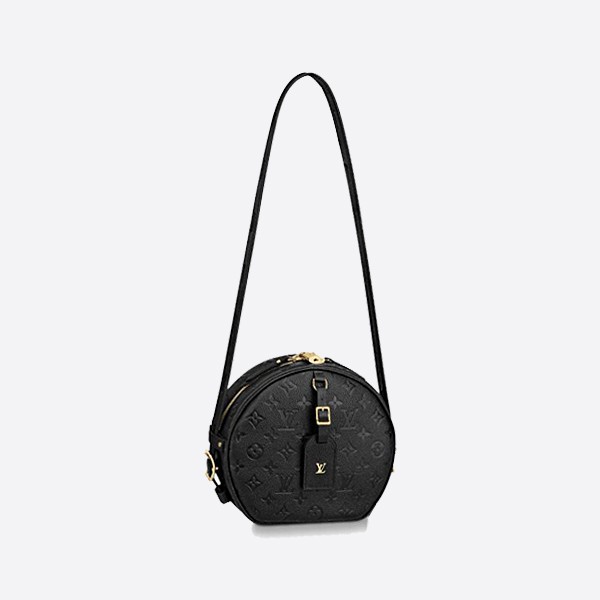 Louis Vuitton Monogram Empreinte Boite Chapeau Souple Shoulder Bag Black M45167