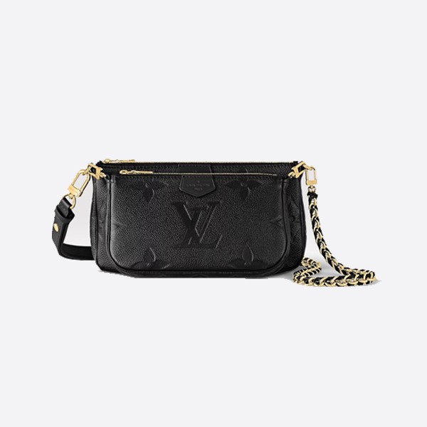 Louis Vuitton Multi Pochette Accessory Monogram Empreinte Noir M80399