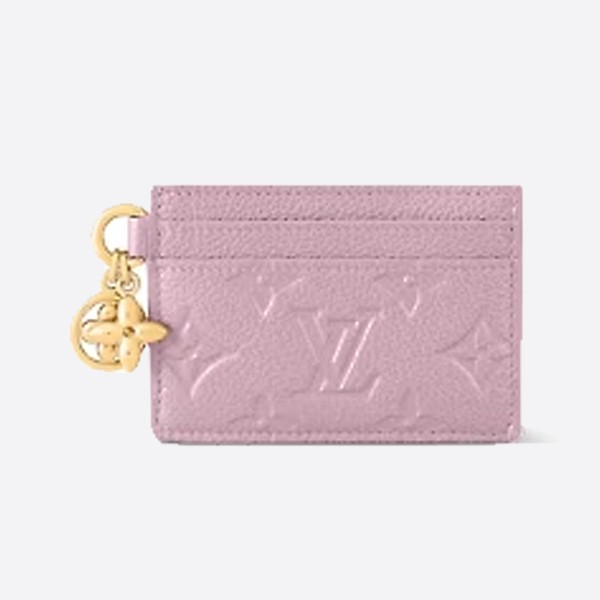 Louis Vuitton LV Charm Card Holder Monogram Empreinte Leather M82170