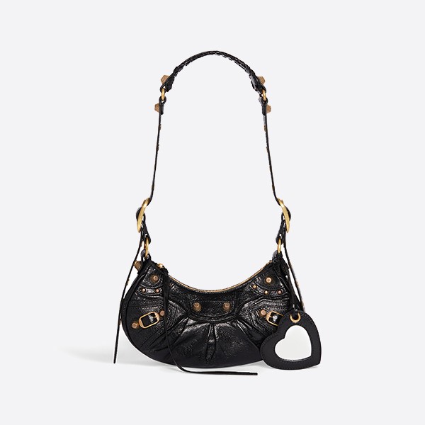 Balenciaga Women's Le Cagole Xs Shoulder Bag, Black, 671309210F61000