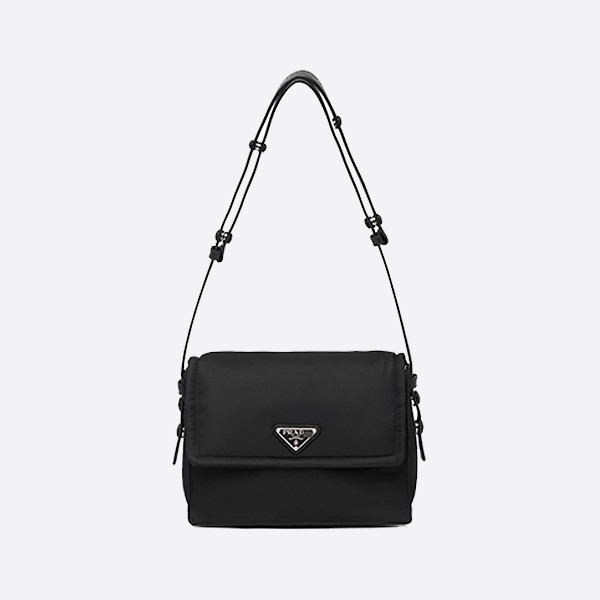 Prada Small Padded Lininglon Shoulder Bag 1BD313_RDLN_F0002_V_OOO