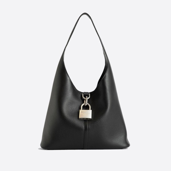 Balenciaga Rocker Medium North South Hobo Bag, Black, 7716362AAWC1000