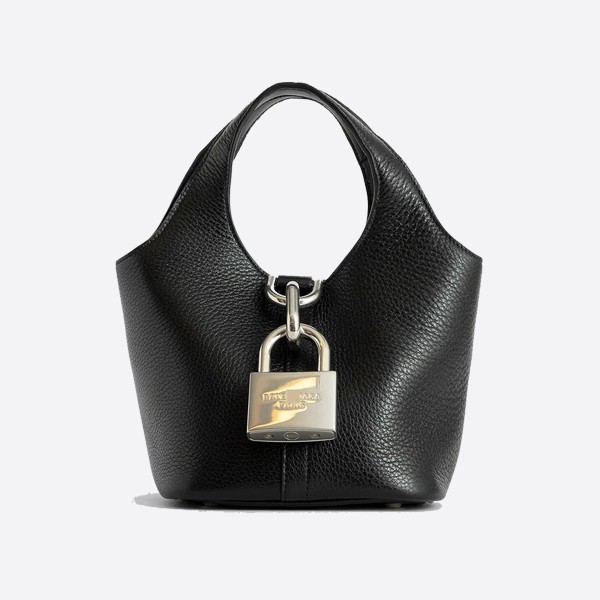 Balenciaga Rocker Small Hobo Bag, Black, 7716352AAWC