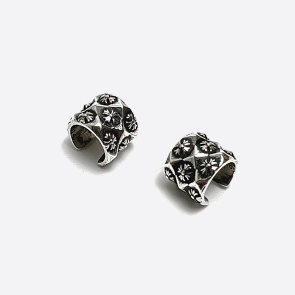 Chrome Hearts Cross Flower Ear Clip
