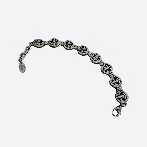 Chrome Hearts Round Cross Bracelet