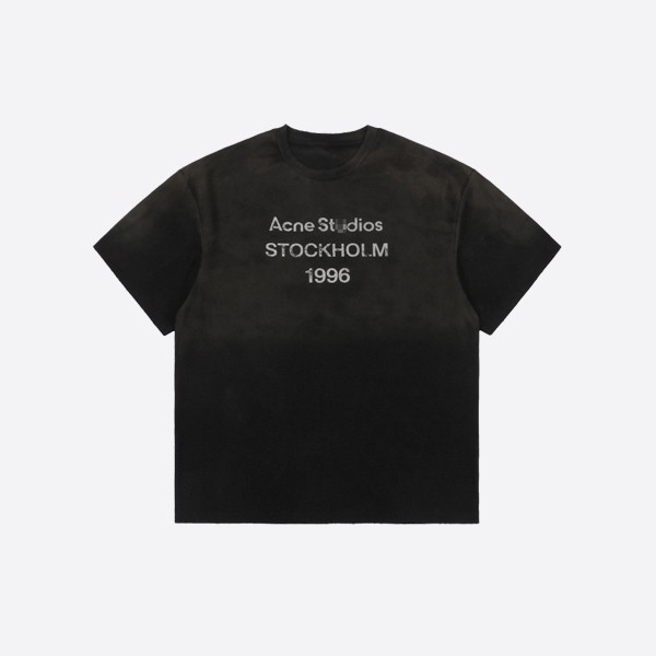 Acne Studios - Logo T-Shirt - Relaxed Fit - Faded Black