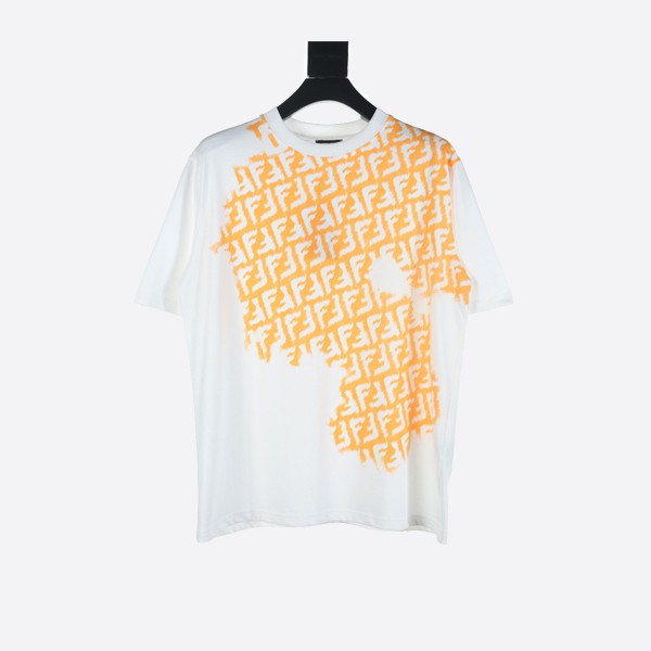 Fendi White Jersey T-Shirt FY0936AN25F1K0X