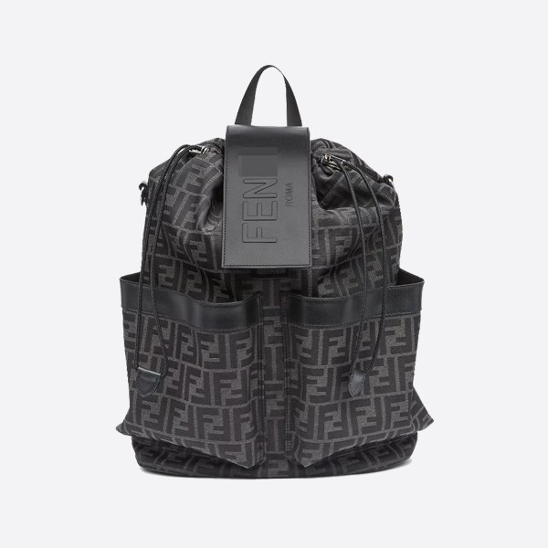 Fendi Strike Large FF Jacquard Backpack 7VZ056AG0MF0NPN