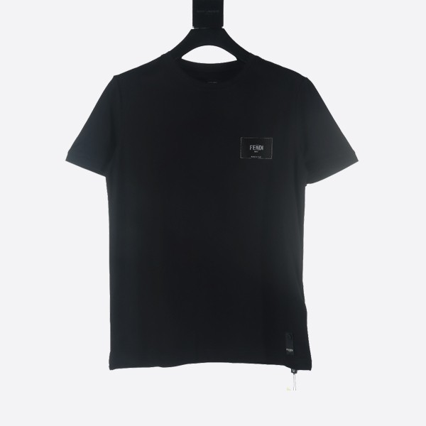 Fendi Black Jersey T-Shirt FY0894A9RLF0QA1