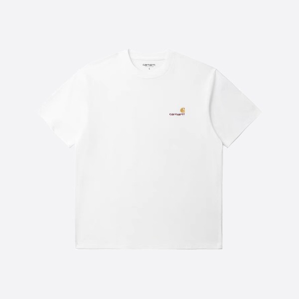 Carhartt Whip S/S American Script T-Shirt - White