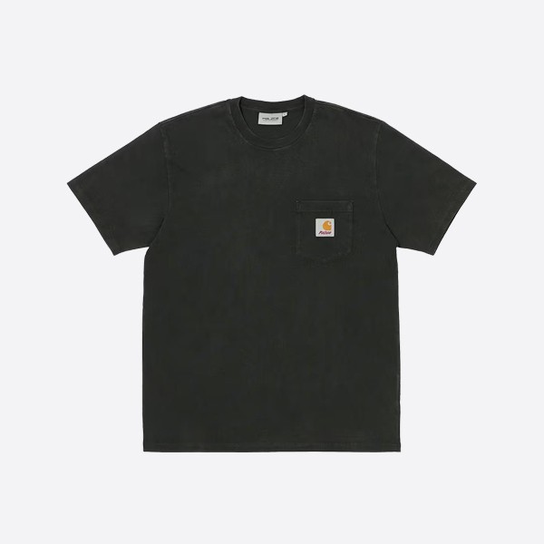 Palace x Carhartt WIP S/S Pocket T-Shirt in Black