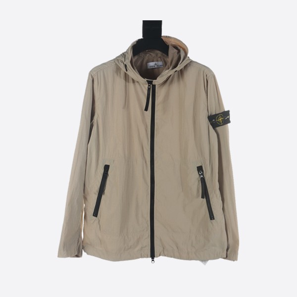 Stone Island 40522 Garment Dyed Crinkle Rep NY Dove Gray