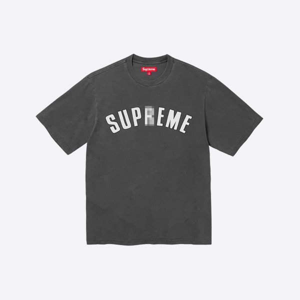 Supreme Cracked Arc S/S Top in Black