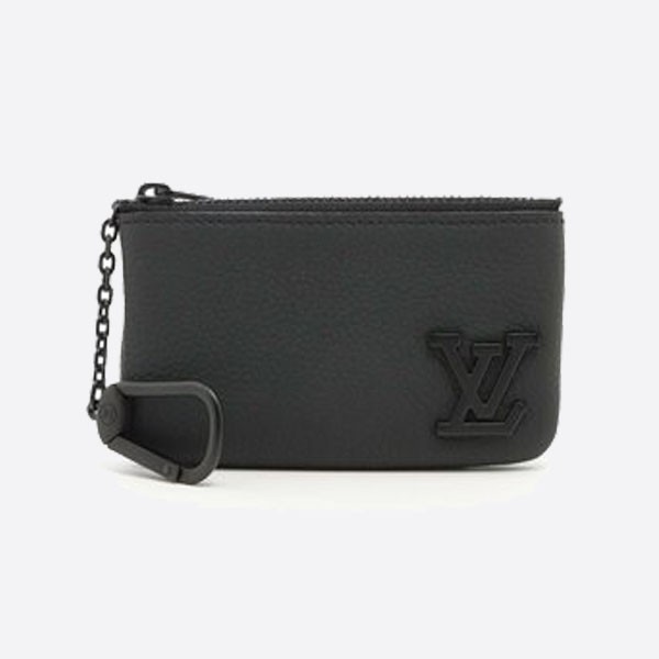 Louis Vuitton Pochette Clé Aerogram Leather Key Case M81031