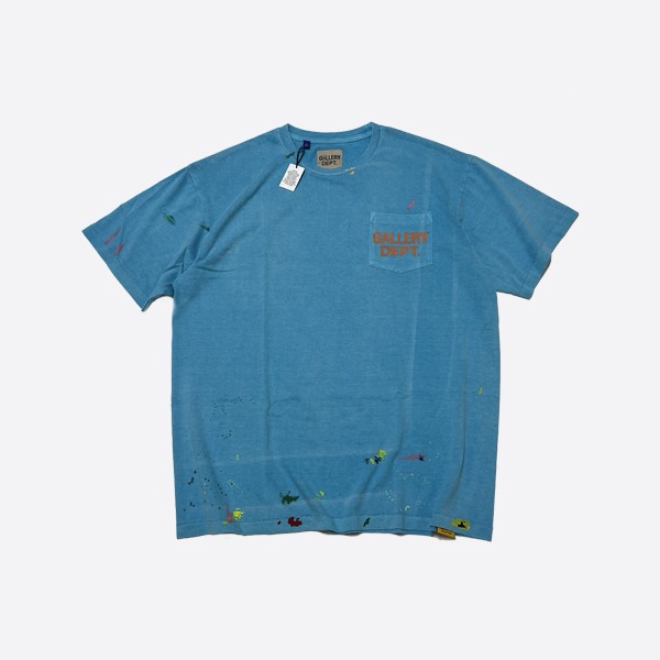 Gallery Dept. Vintage Logo Painted T-Shirt, Turquoise