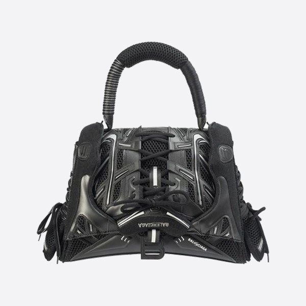 Balenciaga Sneakerhead Medium Black Mesh and Faux Leather 6617262X5071000