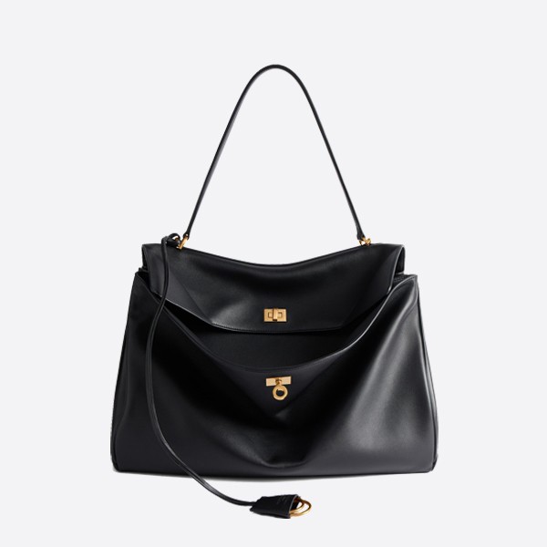 Balenciaga Rodeo Large Handbag Black 7897442AA4V1000