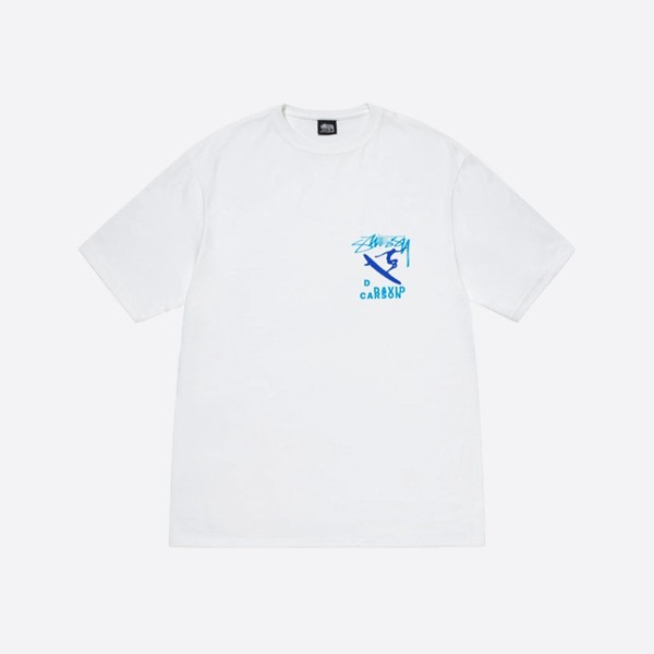Stüssy David Carson Do Your Tongue T-Shirt White