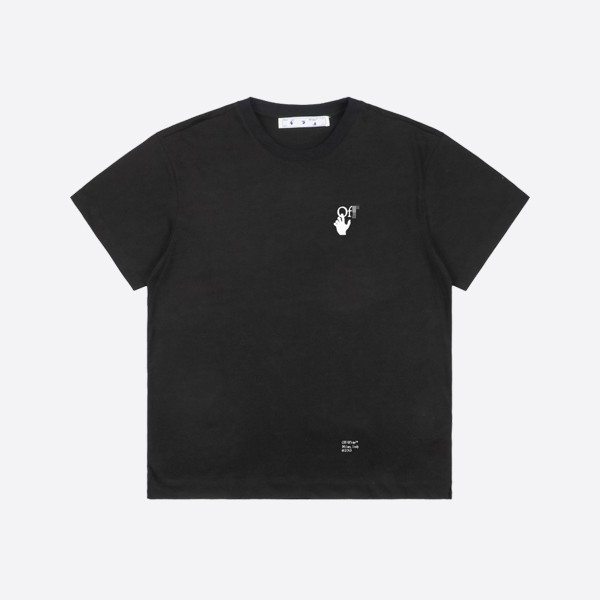 Off-White Caravaggio Arrows S/S T-Shirt in Black/White