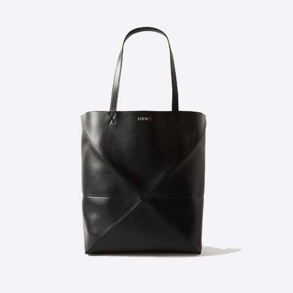 Loewe Puzzle Fold Tote in Shiny Calfskin A657G50X01
