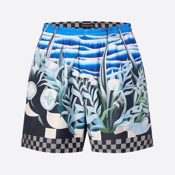 Louis Vuitton Printed Nylon Swim Shorts