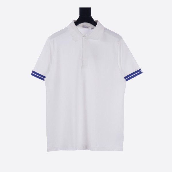 Burberry Cotton Polo Shirt in Chalk