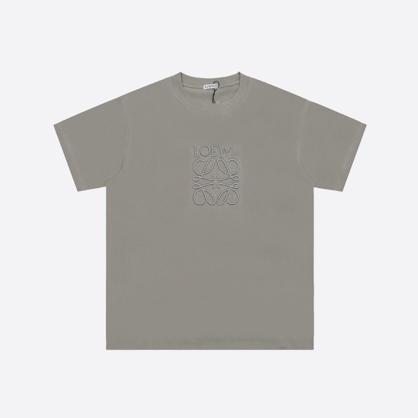 Loewe Regular Fit T-Shirt in Green Cotton