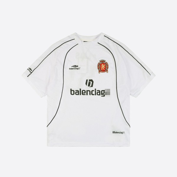 Balenciaga soccer jersey T-shirt white