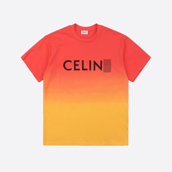 Celine Cotton Jersey Loose T-Shirt - Multicolor/Black